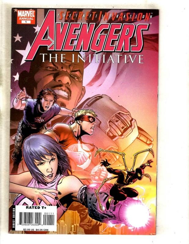Lot Of 11 Avengers Marvel Comic Books # 1 2 3 4 5 6 7 8 9 10 + Annual 1 CJ10