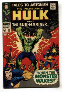 TALES TO ASTONISH #99--comic book--HULK--SUB-MARINER--1967--FN/VF