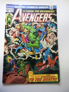 The Avengers #118 (1973) VG Condition stamp bc