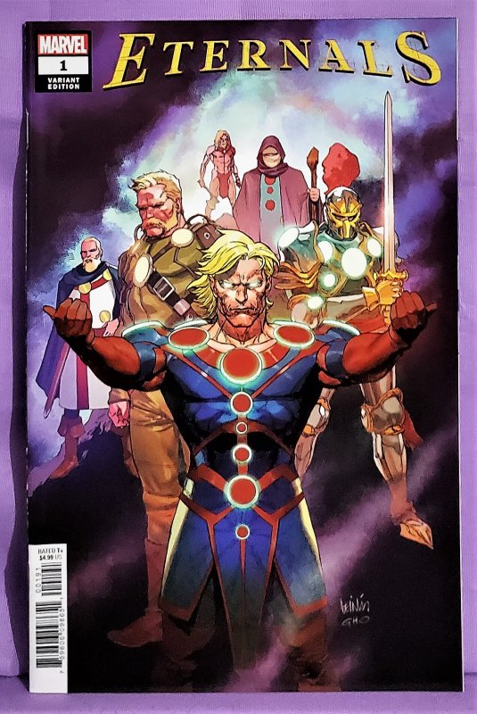 Leinil Yu ETERNALS #1 Variant Cover Kieron Gillen Esad Ribic (Marvel, 2021)!