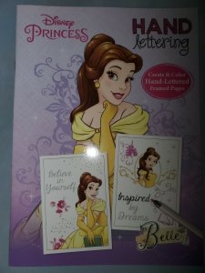 Disney's Princess 2019 Dreamtivity Hand Lettering coloring and Activity Book NEW