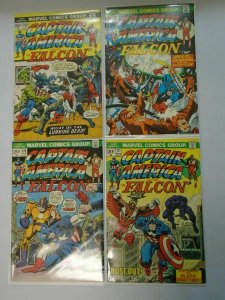 Captain America and the Falcon lot 9 different 20c covers 4.0 VG and better