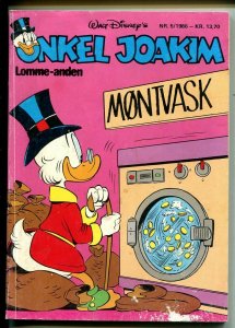 Onkel Joakim #5 1986-Disney-Danish-Uncle Scrooge-Carl Barks-Mickey Mouse-VG