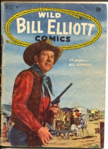 Wild Bill Elliott #3 1950-Dell-B-Western film star-Red Ryder movie ad-G