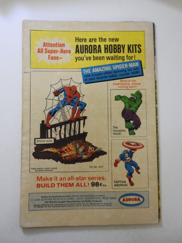 Fantastic Four #59 (1967) VG+ Condition 1/2 in tear bc