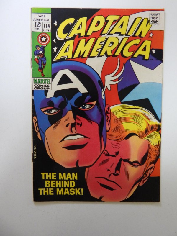 Captain America #114 (1969) FN/VF condition