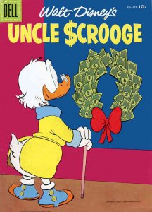 Uncle Scrooge (Walt Disney) #16 GD ; Dell | low grade comic December 1956 Wreath