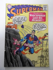 Superman #178 (1965) GD/VG Condition 2 centerfold wraps detached bottom staple