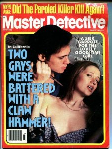 MASTER DETECTIVE-MARCH 1981-G/VG-SPICY-MURDER-RAPE-ORGIES-KIDNAP-MASSACRE G/VG