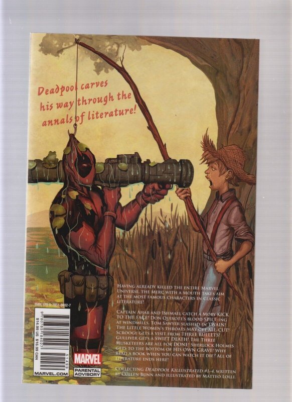 DEADPOOL KILLUSTRAITED #1 - TRADE PAPERBACK - REPRINT (9.2 OB) 2016