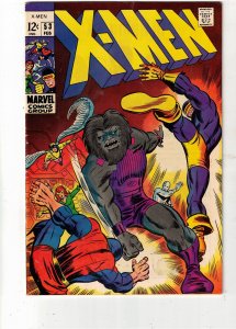 The X-Men #53 (1969) FN/VF Mid-High-Grade Barry Smith Art! Blastaar Utah  CERT!