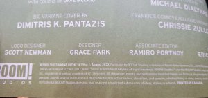 WYND THE THRONE IN THE SKY #1 ~ BUENO VIRGIN VARIANT ~TINY ONION NM