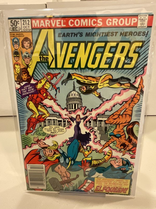 Avengers #212  1981  VF