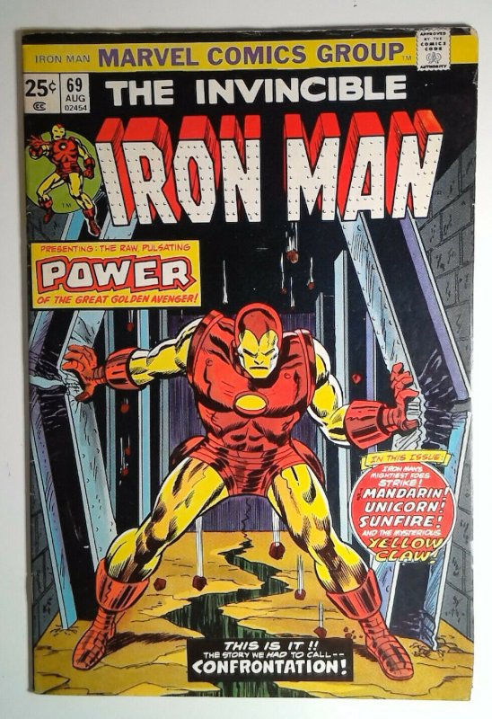 Iron Man #69 (1974) Marvel 6.5 FN+ Comic Book