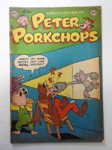 Peter Porkchops #21 (1953) GD/VG Condition! 1/2 in spine split, 1 1/2 in tear fc