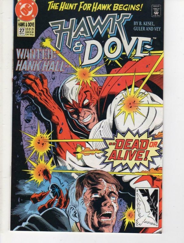 HAWK & DOVE #27, VF/NM, Kesel, 1989 1991, DC Comics, Hank Hall, more in store