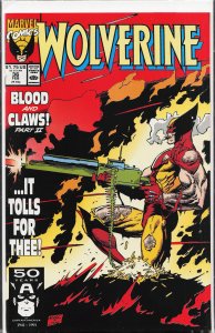 Wolverine #37 Direct Edition (1991) Wolverine