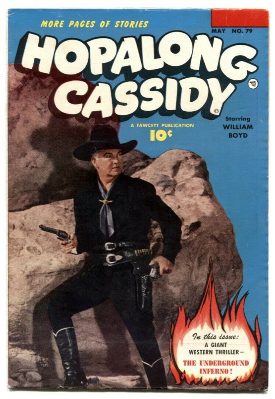 Hopalong Cassidy #79 1953- Fawcett Western- FN+