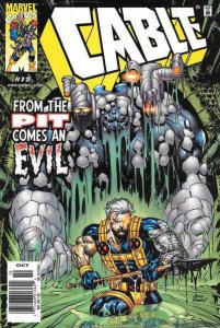 Cable #72 (Newsstand) VF ; Marvel | Andy Kubert Post