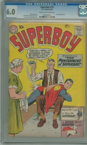 Superboy #75 (1959) CGC 6.0!