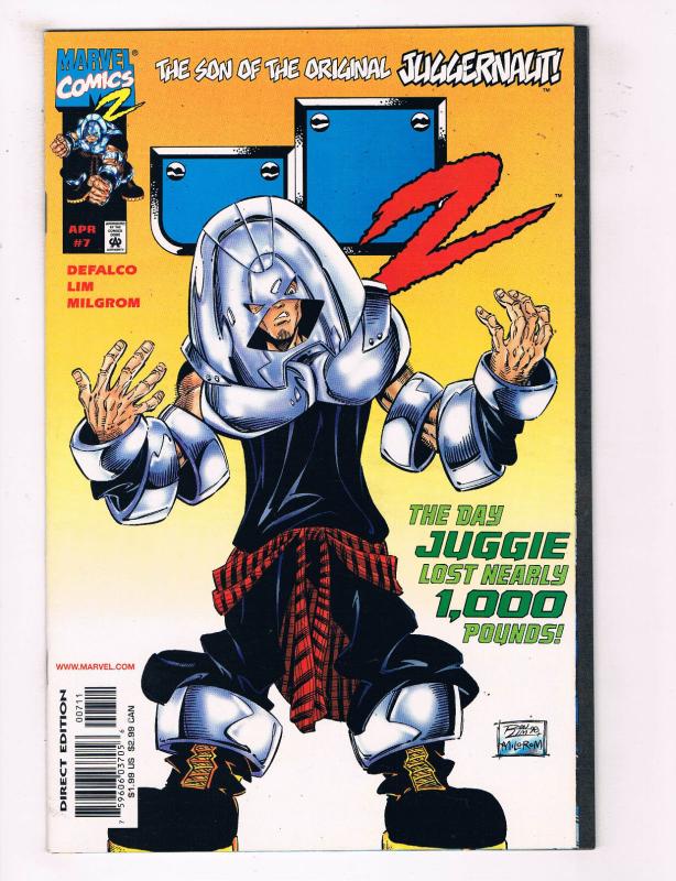 J2 #7 VF Marvel Comics Comic Book Defalco X-Men Juggernaut April 1999 DE34