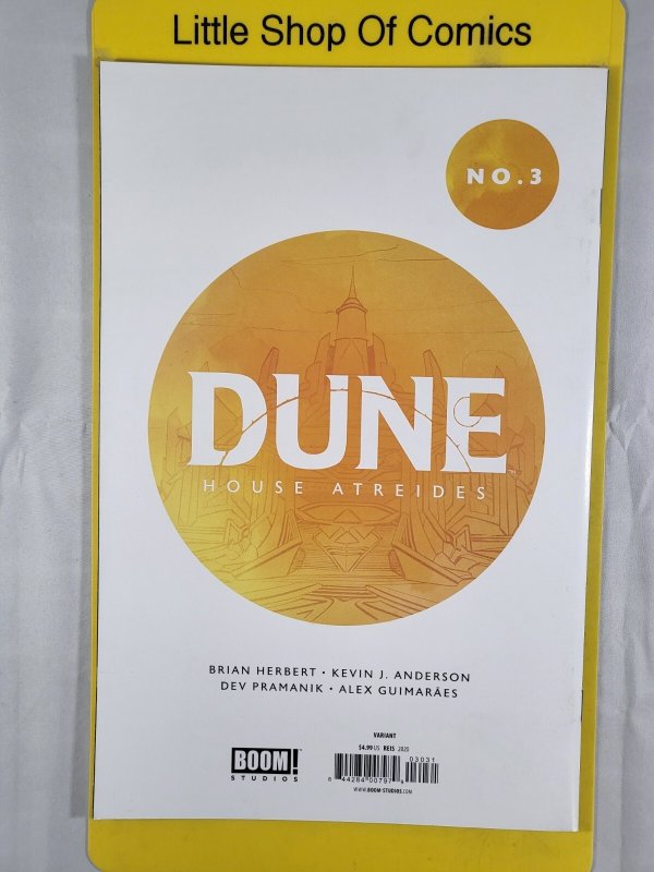 Dune House Atreides #3 Rod Reis 1:25 Variant 2021 Boom! Studios