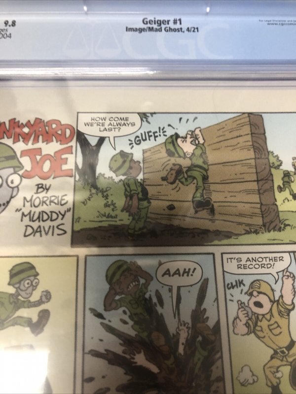 Geiger (2021) # 1 (CGC 9.8) Image Comics • Geoff Johns • Gary Frank • Image