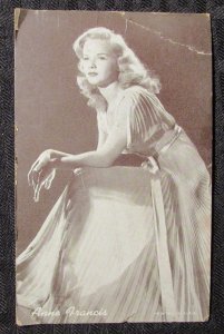 1950's ANNE FRANCIS Exhibit Arcade Card VG- 3.5