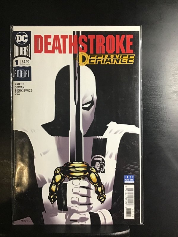 DEATHSTROKE DEFIANCE #1 ANNUAL 2018 UNREAD DC COMICS 