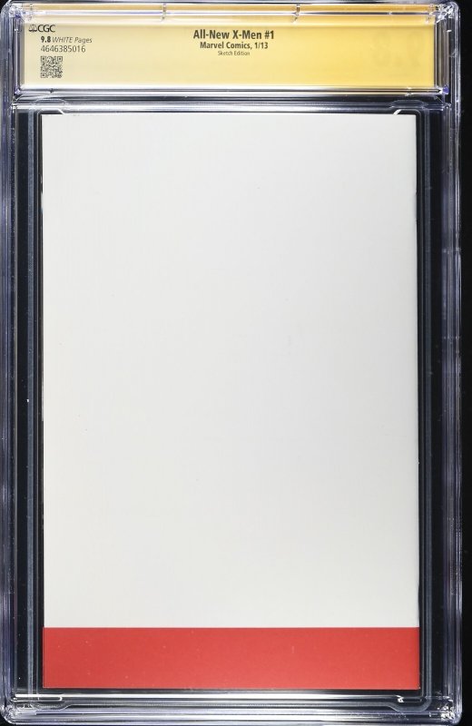 All New X-men (2013) # 1 (CGC 9.8 SS) Signed & Sketch Scott Lobdell * Marvel