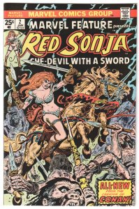Marvel Feature #1, 2, 3, 4, 5, 6, 7 (1976) Red Sonja full run, high grade comics