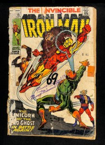 Iron Man #15 Last 12 cent issue!