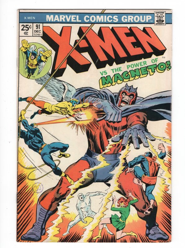 X-MEN 91 F 6.0  MAGNETO  HARDER TO FIND REPRINT ISSUE.