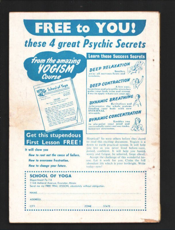 Fate 6/1952-Is Your Future in The Cards?-Occult-digest format pulp - Strange,...