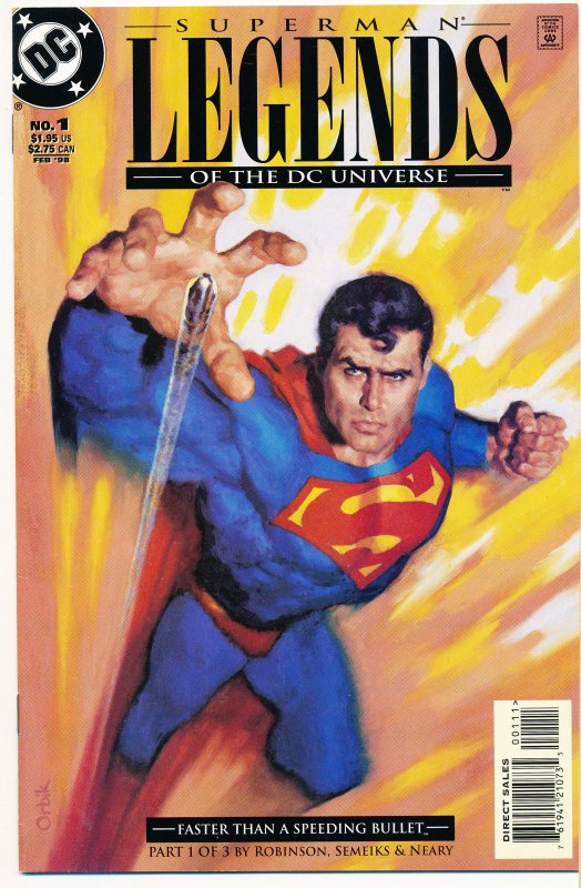 Legends of the DC Universe (1998) #1-3 VF/NM Superman