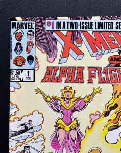 X-Men/Alpha Flight #1,2 (1985) Newsstand -[KEY] 1st App of Shadow Gods - VF/NM!