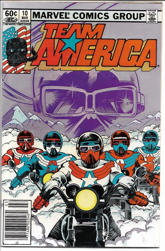 Team America 10 - Bronze Age -  March 1983 (VF)