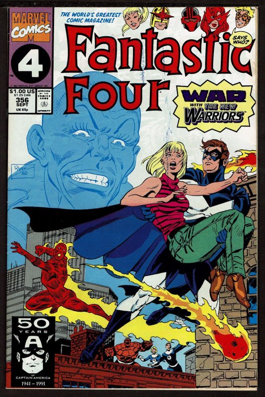 Fantastic Four #356  (Sep 1991, Marvel)  8.0 VF