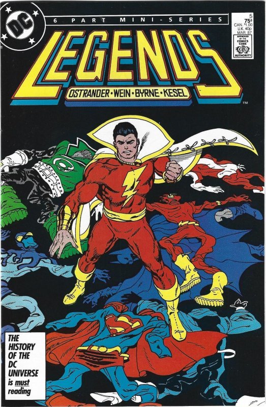 Legends #1 through 6 (1986) Complete