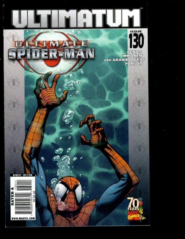 9 Ultimate Spider-Man Marvel Comic Books #128 129 130 131 132 133 Ann 1 2 3 SM11