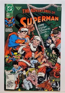 Adventures of Superman #487 (Feb1992, DC) VF+