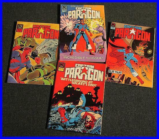 CAPTAIN PARAGON 1-4 Bill Black retro title