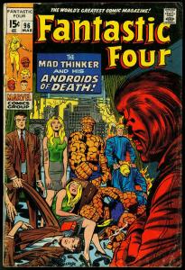 FANTASTIC FOUR #96 1970-JACK KIRBY ART-STAN LEE-MARVEL G