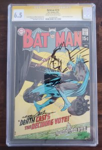 Batman 219 CGC 6.5 Yellow label signed by Neal Adams