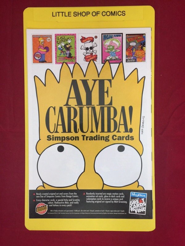 Itchy and Scratchy Comics #2 VFNM Bongo Bart Simpson's Favorite Cartoon