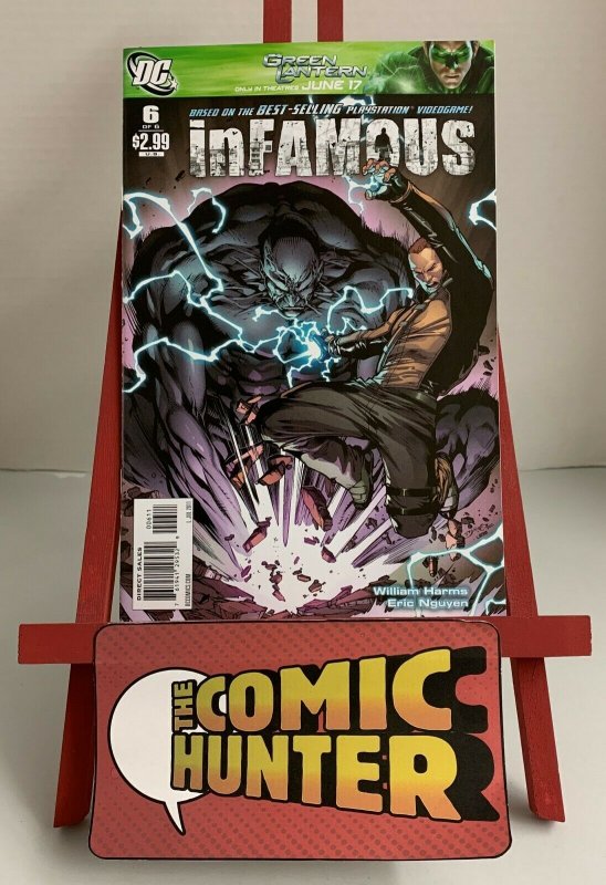 Infamous #6 (DC 2011) William Harms Based off Video Game (9.0) 