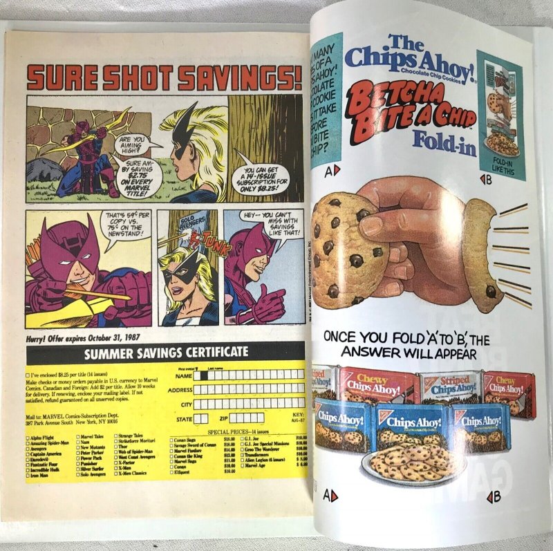 CAPTAIN AMERICA Comic # 336 — Where is Steve Rogers?  — 1987 Marvel Fine+ Cond 