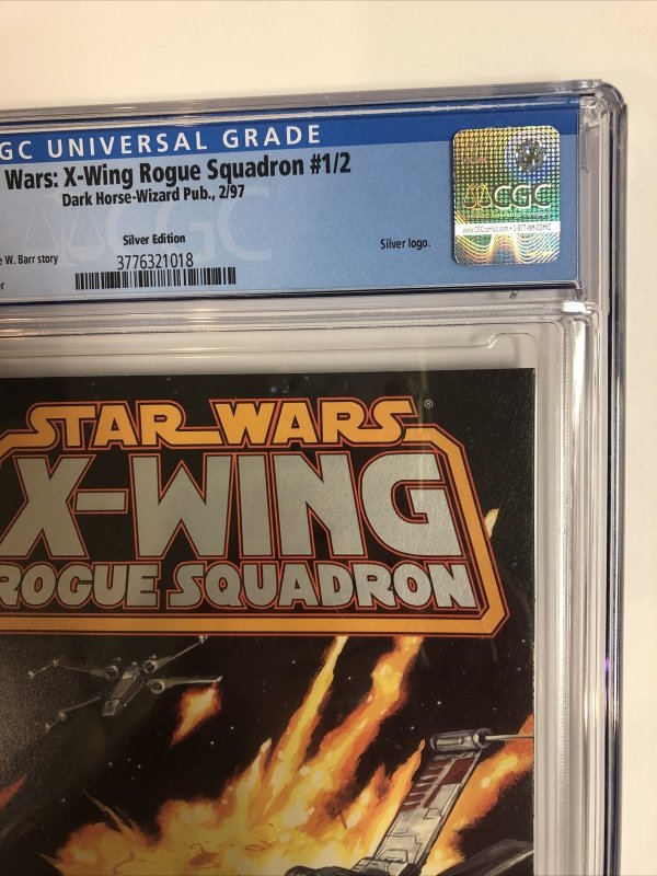 Star Wars: X-wing Rogue Squadron (1997) #1/2 (CGC 9.8) | Silver Logo | Wizard