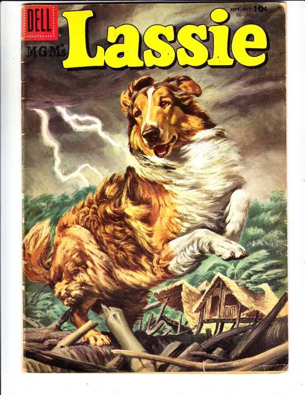 Lassie #30 (Oct-56) VG/FN Mid-Grade Lassie, Ranger Bob Ericson and Ranger Sco...