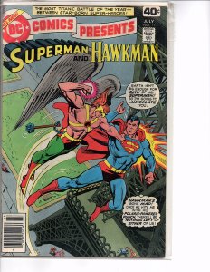 DC Comics Presents #11 Superman and Hawkman VF
